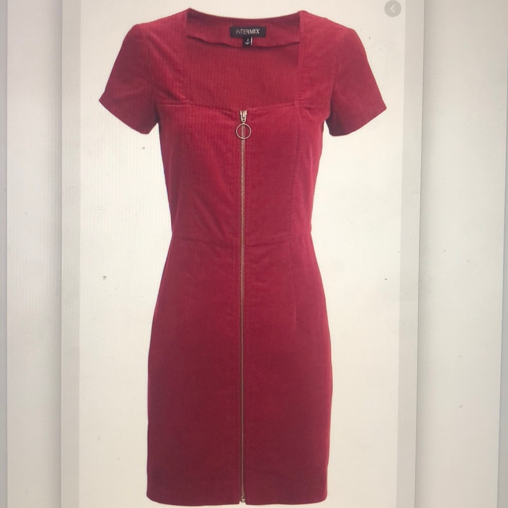 Intermix Corduroy Dress